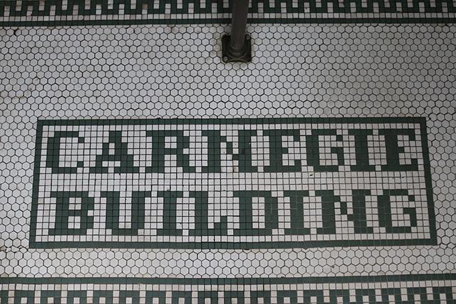 Carnegie Mosaic Tile Floor Entry